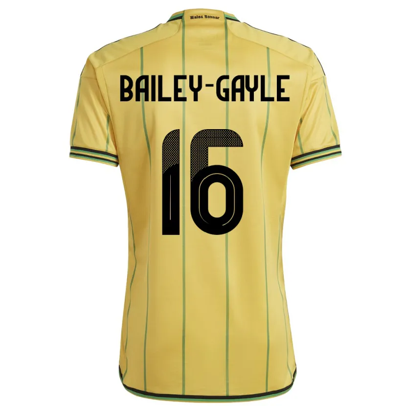 Danxen Dames Jamaica Paige Bailey-Gayle #16 Geel Thuisshirt Thuistenue 24-26 T-Shirt