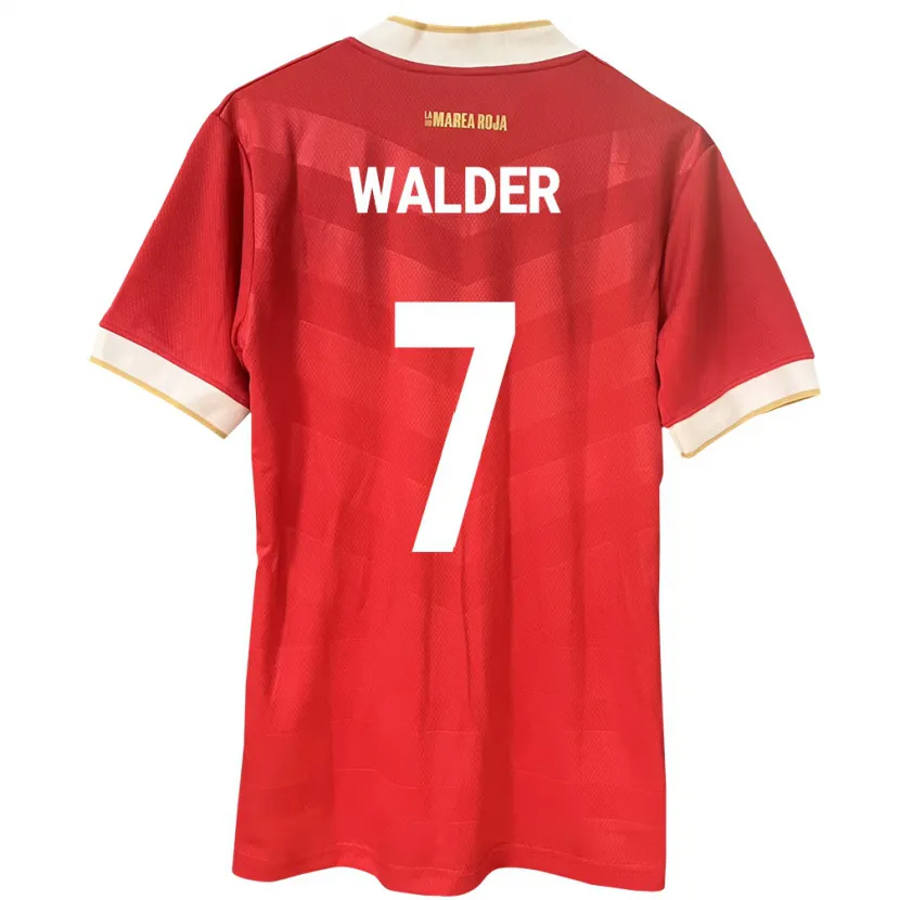 Danxen Dames Panama Kevin Walder #7 Rood Thuisshirt Thuistenue 24-26 T-Shirt