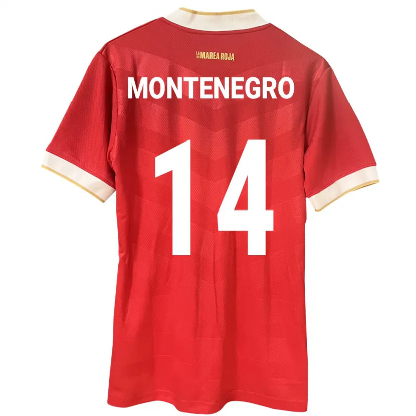 Danxen Dames Panama Carmen Montenegro #14 Rood Thuisshirt Thuistenue 24-26 T-Shirt