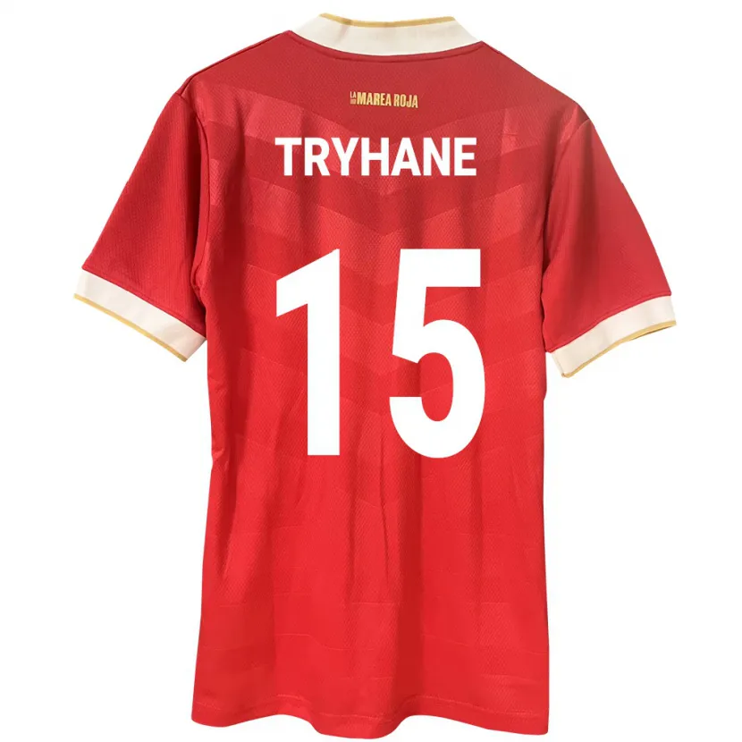 Danxen Dames Panama Izaura Tryhane #15 Rood Thuisshirt Thuistenue 24-26 T-Shirt