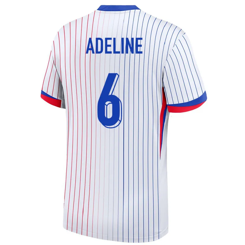 Danxen Dames Frankrijk Martin Adeline #6 Wit Uitshirt Uittenue 24-26 T-Shirt
