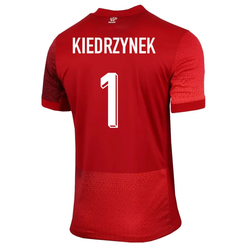 Danxen Dames Polen Katarzyna Kiedrzynek #1 Rood Uitshirt Uittenue 24-26 T-Shirt