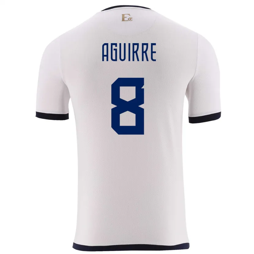 Danxen Dames Ecuador Marthina Aguirre #8 Wit Uitshirt Uittenue 24-26 T-Shirt