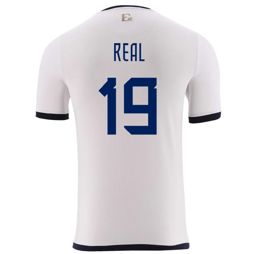 Danxen Dames Ecuador Kerlly Real #19 Wit Uitshirt Uittenue 24-26 T-Shirt