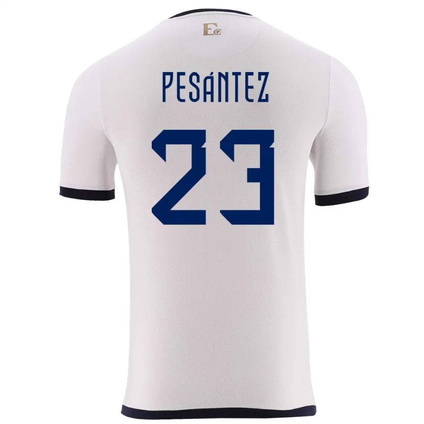 Danxen Dames Ecuador Danna Pesantez #23 Wit Uitshirt Uittenue 24-26 T-Shirt