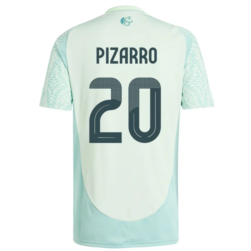 Danxen Dames Mexico Rodolfo Pizarro #20 Linnen Groen Uitshirt Uittenue 24-26 T-Shirt
