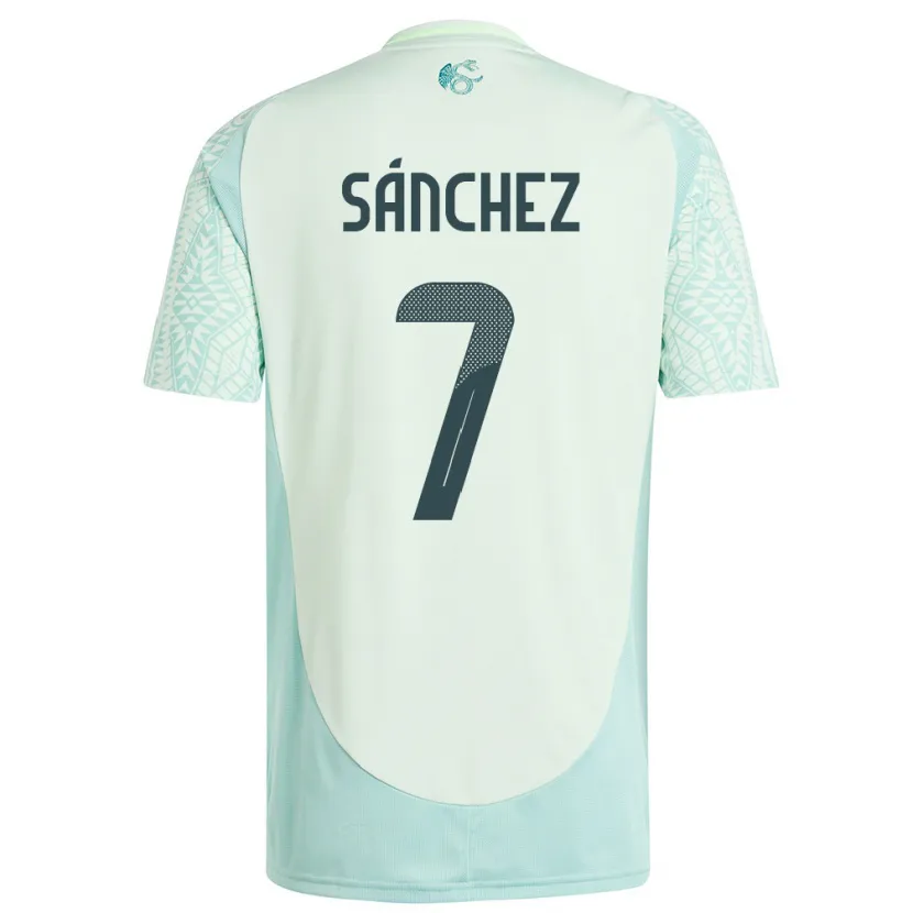 Danxen Dames Mexico Maria Sanchez #7 Linnen Groen Uitshirt Uittenue 24-26 T-Shirt