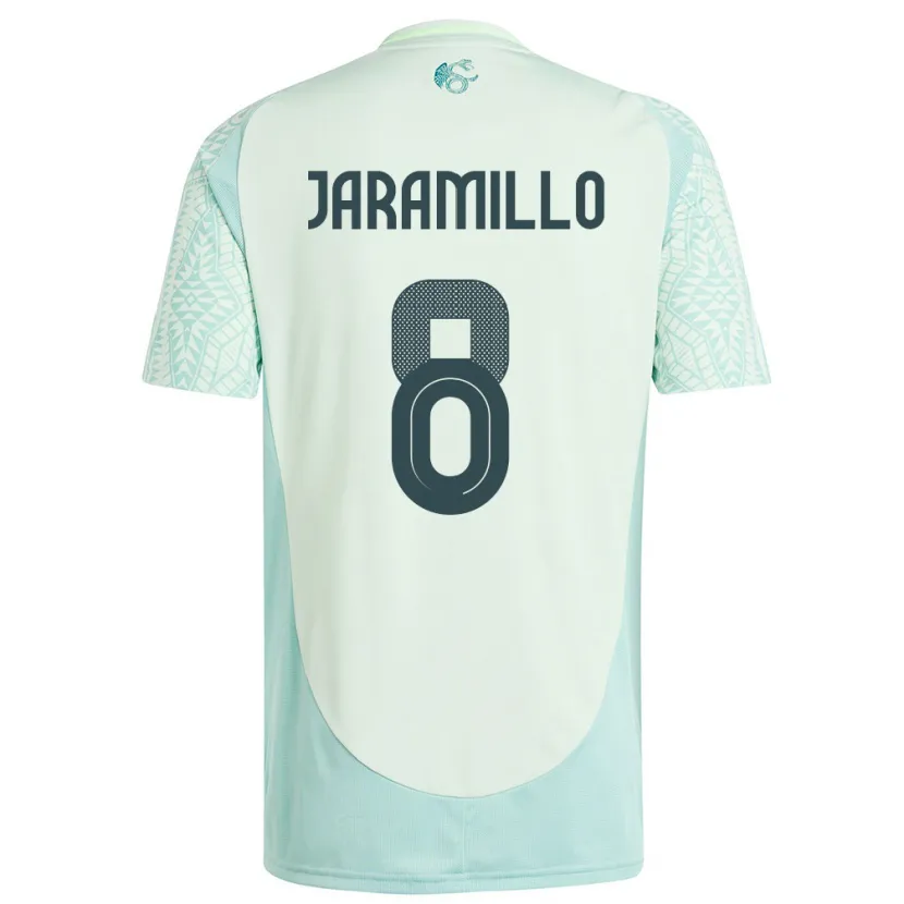 Danxen Dames Mexico Carolina Jaramillo #8 Linnen Groen Uitshirt Uittenue 24-26 T-Shirt