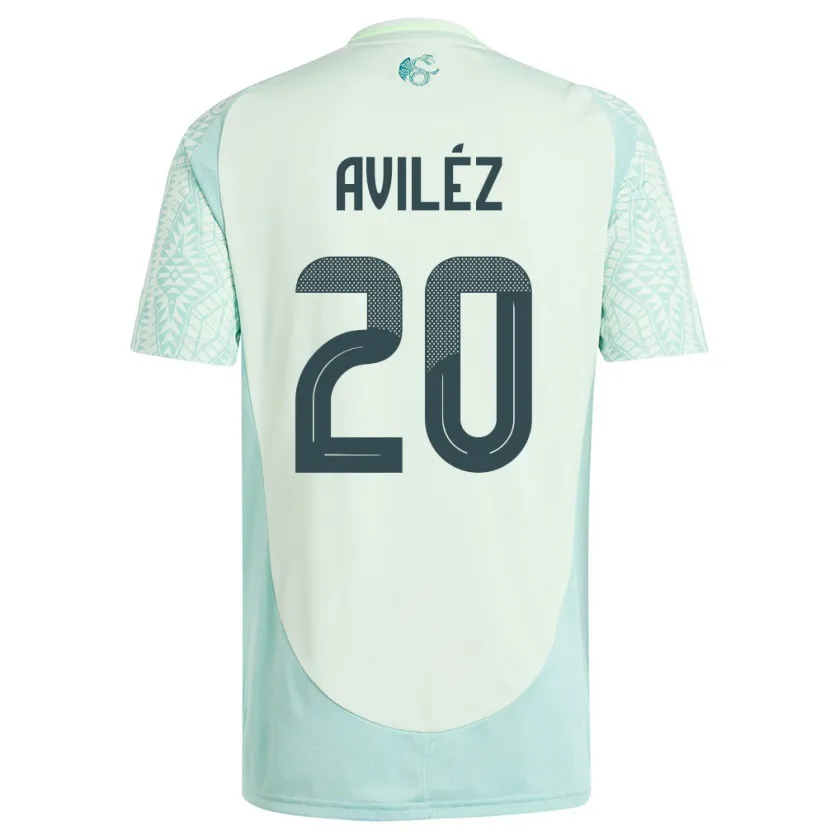 Danxen Dames Mexico Aylin Avilez #20 Linnen Groen Uitshirt Uittenue 24-26 T-Shirt