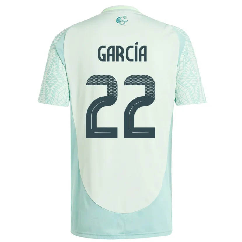Danxen Dames Mexico Diana Garcia #22 Linnen Groen Uitshirt Uittenue 24-26 T-Shirt