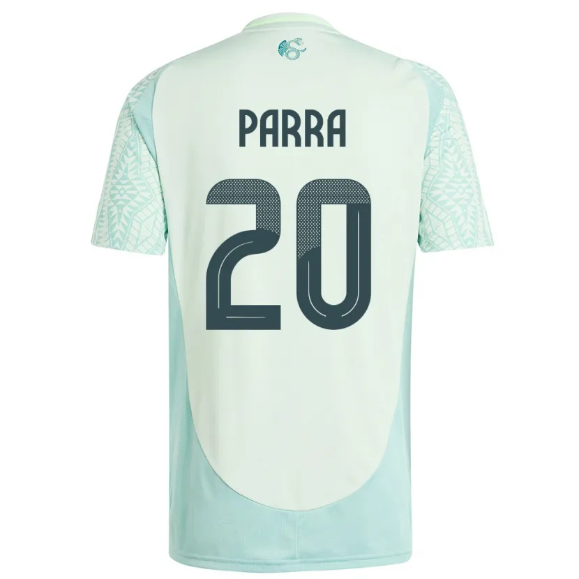 Danxen Dames Mexico Rodrigo Parra #20 Linnen Groen Uitshirt Uittenue 24-26 T-Shirt