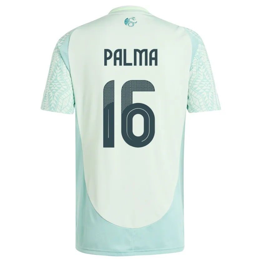 Danxen Dames Mexico Rafael Palma #16 Linnen Groen Uitshirt Uittenue 24-26 T-Shirt