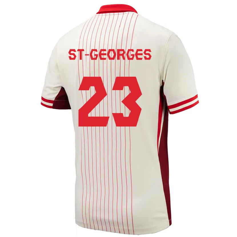 Danxen Dames Canada Bianca St-Georges #23 Wit Uitshirt Uittenue 24-26 T-Shirt