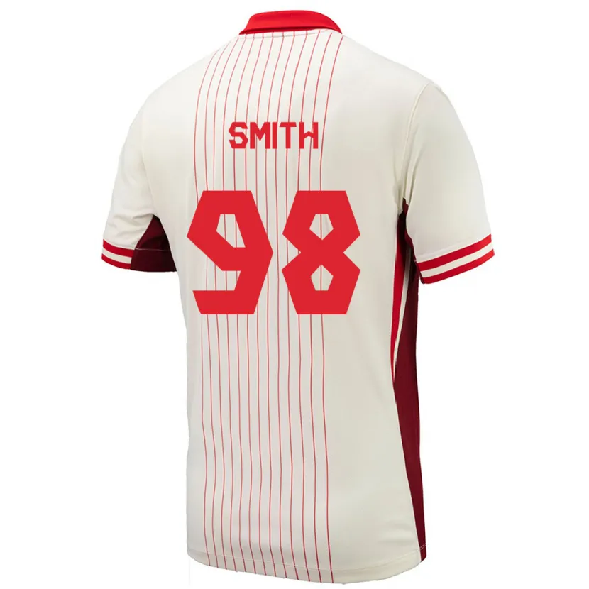 Danxen Dames Canada Olivia Smith #98 Wit Uitshirt Uittenue 24-26 T-Shirt