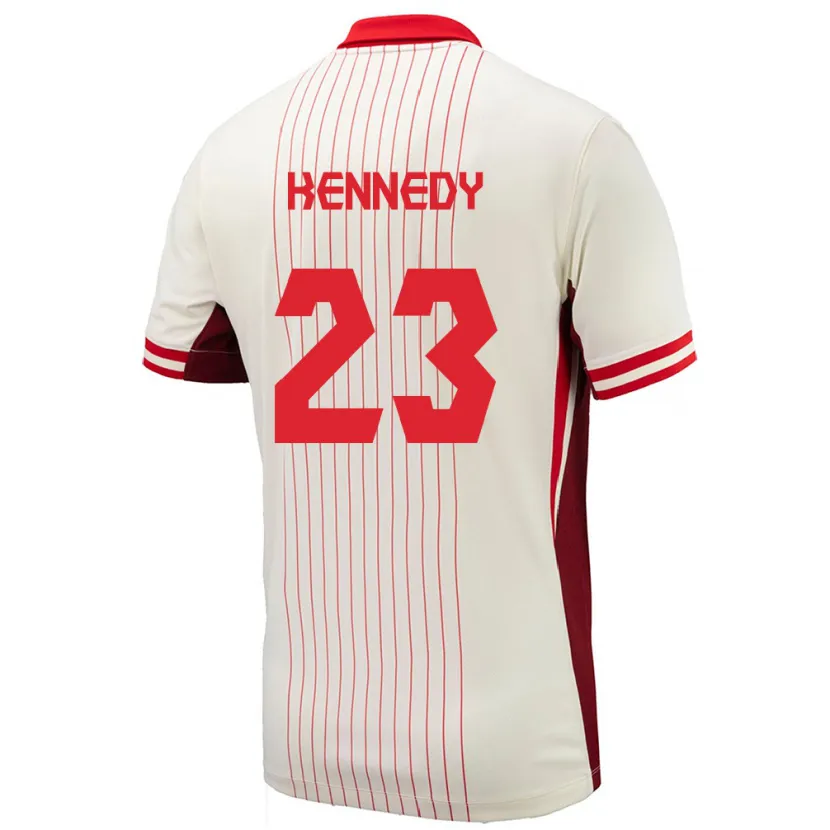 Danxen Dames Canada Scott Kennedy #23 Wit Uitshirt Uittenue 24-26 T-Shirt