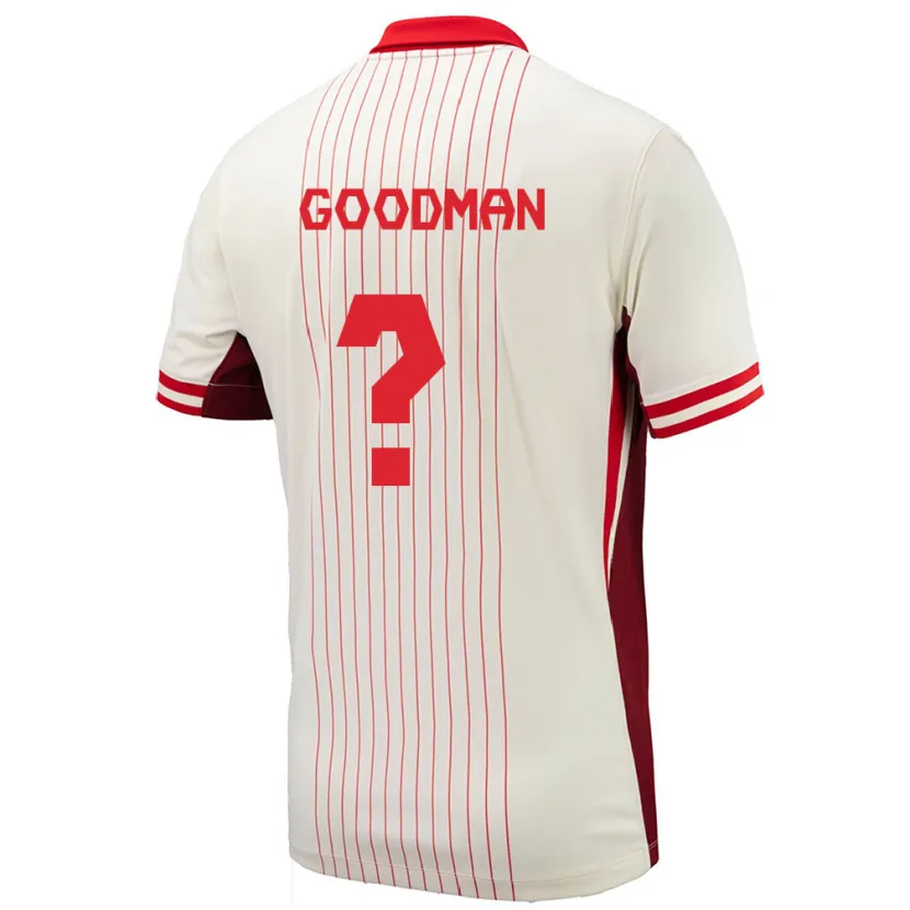 Danxen Dames Canada Owen Goodman #0 Wit Uitshirt Uittenue 24-26 T-Shirt