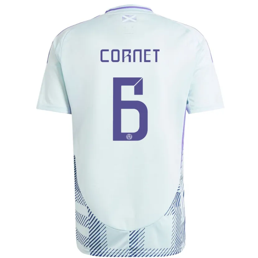 Danxen Dames Schotland Chelsea Cornet #6 Licht Mintblauw Uitshirt Uittenue 24-26 T-Shirt