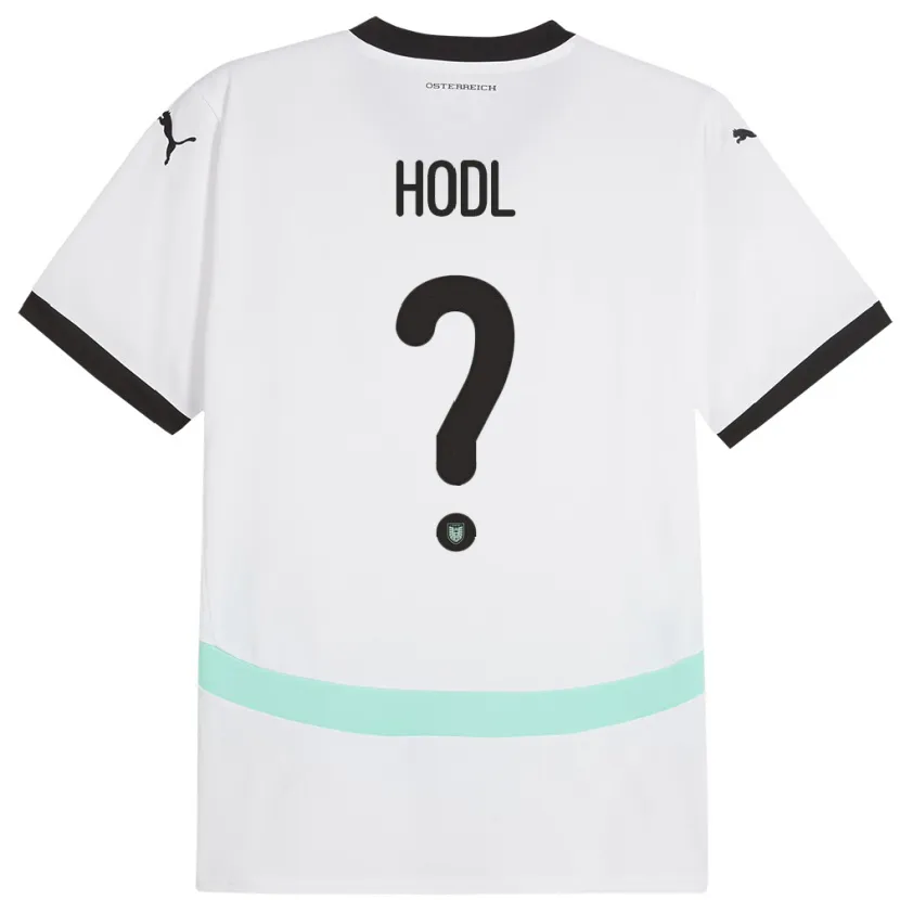 Danxen Dames Oostenrijk Jacob Hödl #0 Wit Uitshirt Uittenue 24-26 T-Shirt