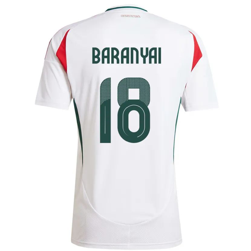Danxen Dames Hongarije Nimród Baranyai #18 Wit Uitshirt Uittenue 24-26 T-Shirt