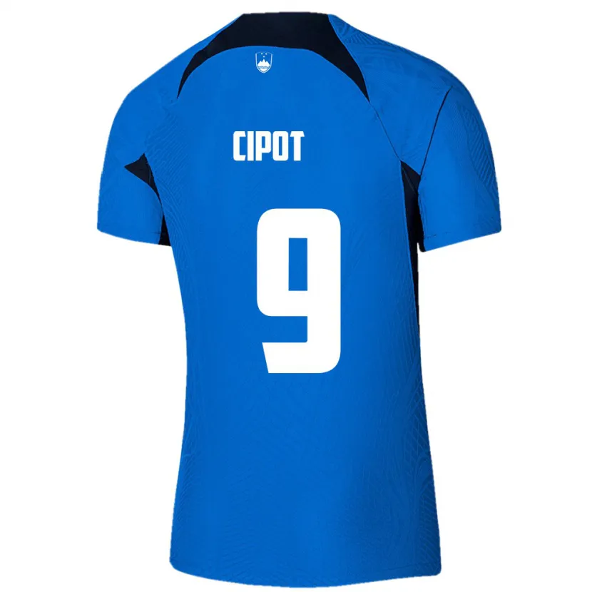 Danxen Dames Slovenië Tio Cipot #9 Blauw Uitshirt Uittenue 24-26 T-Shirt