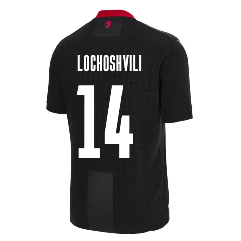 Danxen Dames Georgia Luka Lochoshvili #14 Zwart Uitshirt Uittenue 24-26 T-Shirt