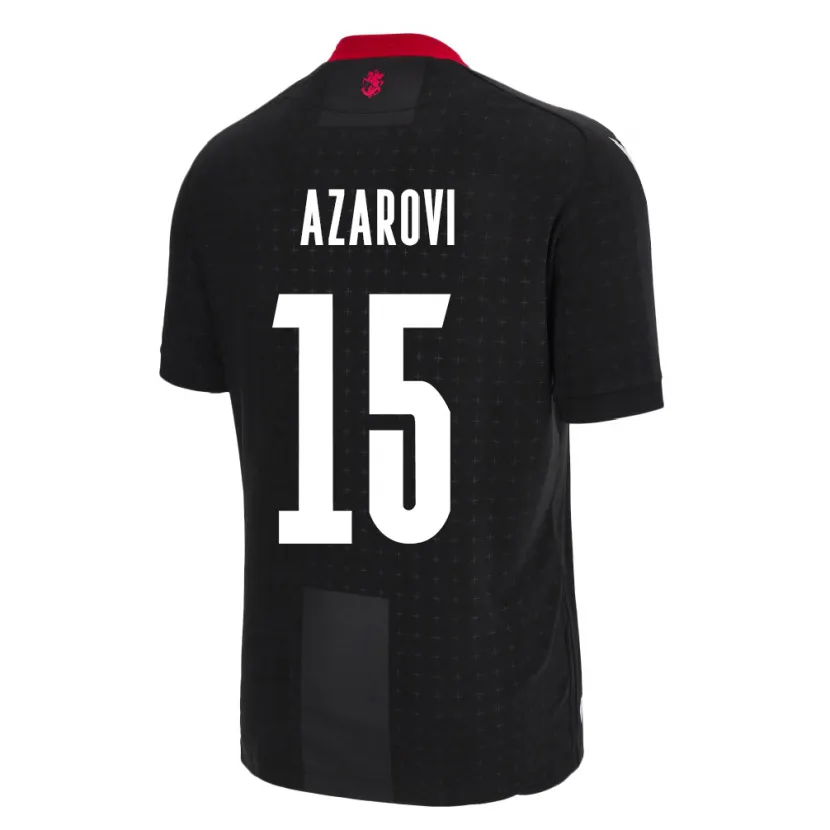 Danxen Dames Georgia Irakli Azarovi #15 Zwart Uitshirt Uittenue 24-26 T-Shirt