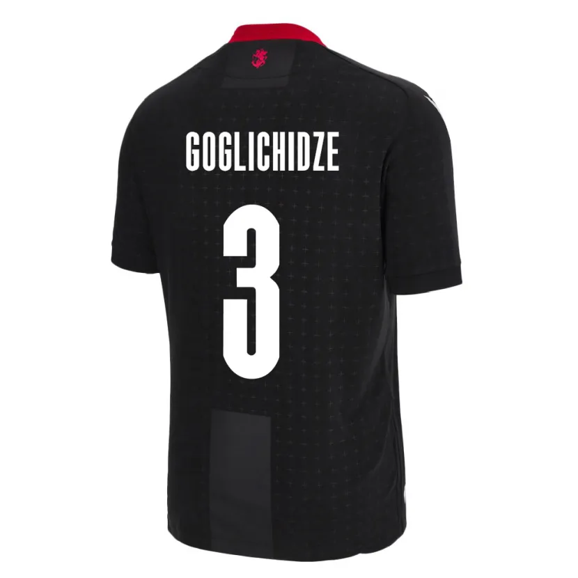 Danxen Dames Georgia Saba Goglichidze #3 Zwart Uitshirt Uittenue 24-26 T-Shirt