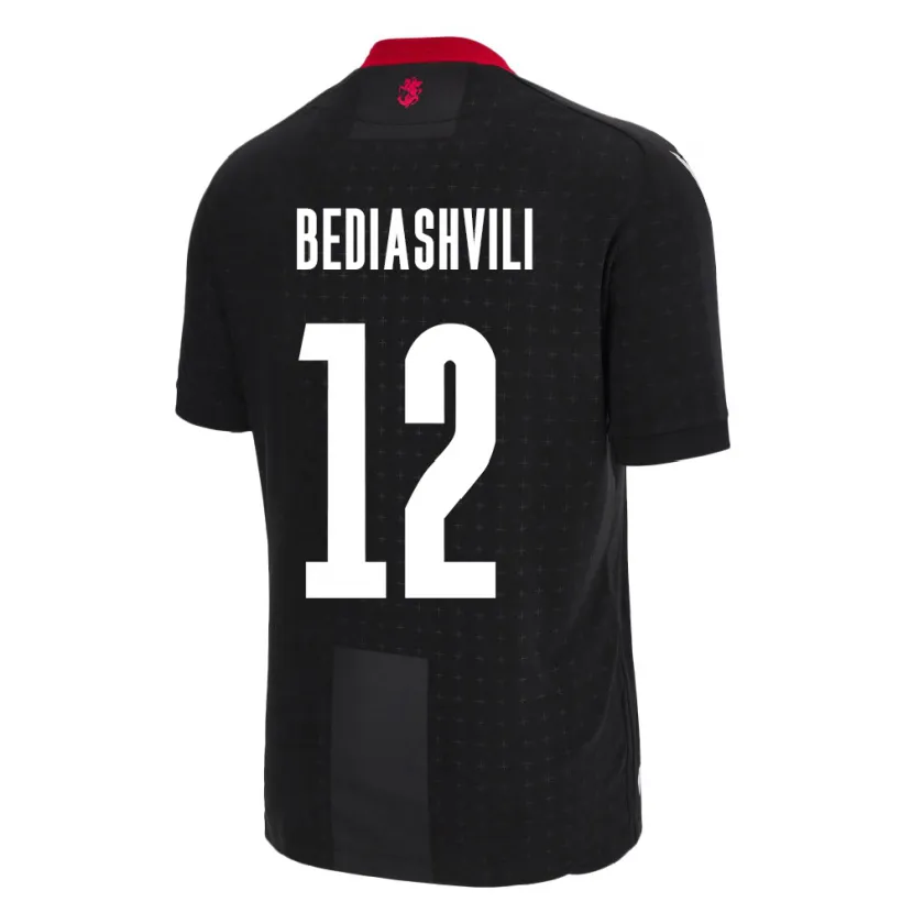 Danxen Dames Georgia Giorgi Bediashvili #12 Zwart Uitshirt Uittenue 24-26 T-Shirt