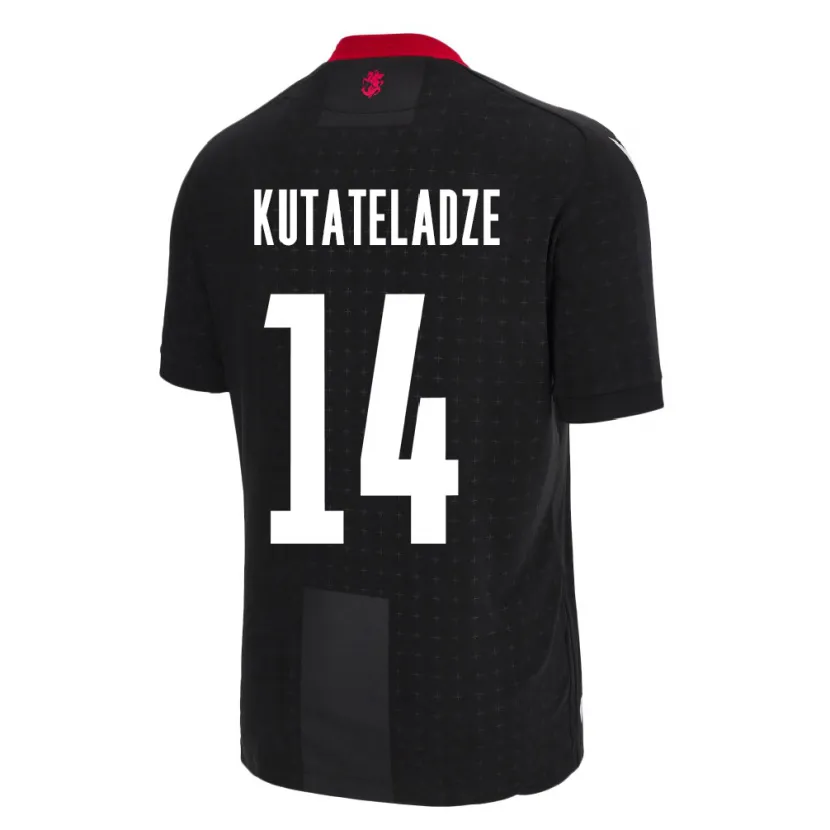 Danxen Dames Georgia Alexandre Kutateladze #14 Zwart Uitshirt Uittenue 24-26 T-Shirt