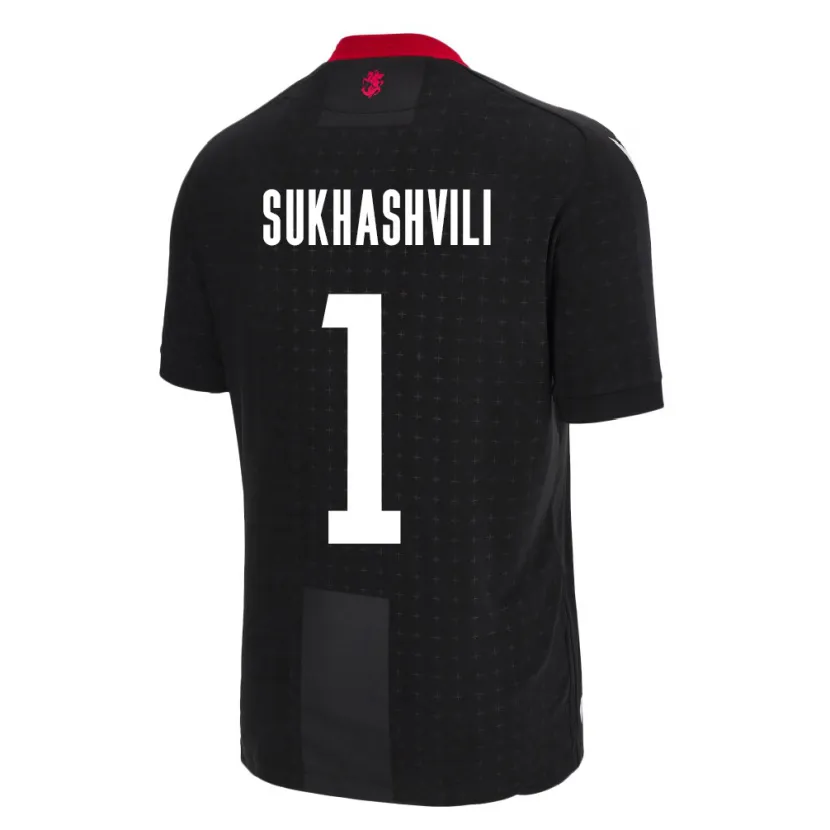 Danxen Dames Georgia Teona Sukhashvili #1 Zwart Uitshirt Uittenue 24-26 T-Shirt