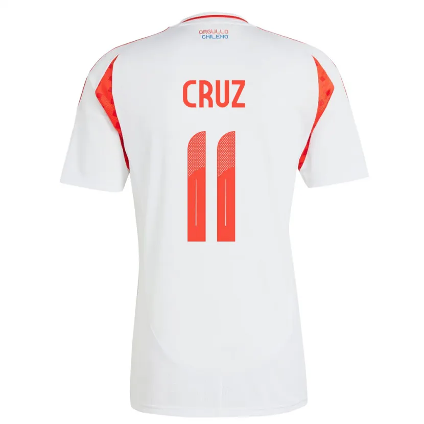 Danxen Dames Chili Joan Cruz #11 Wit Uitshirt Uittenue 24-26 T-Shirt