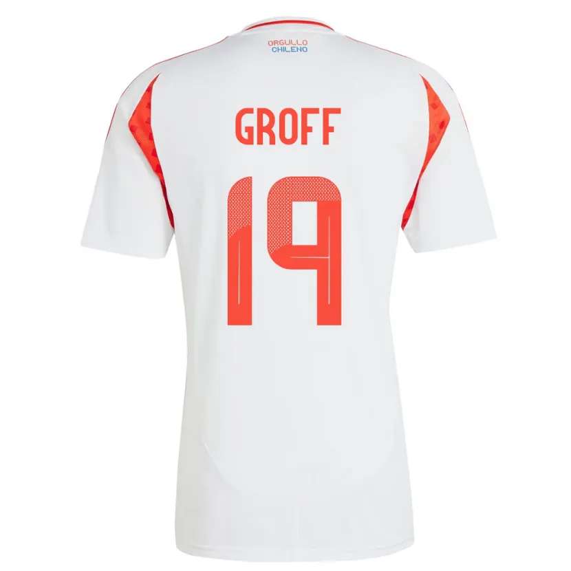 Danxen Dames Chili Llanka Groff #19 Wit Uitshirt Uittenue 24-26 T-Shirt