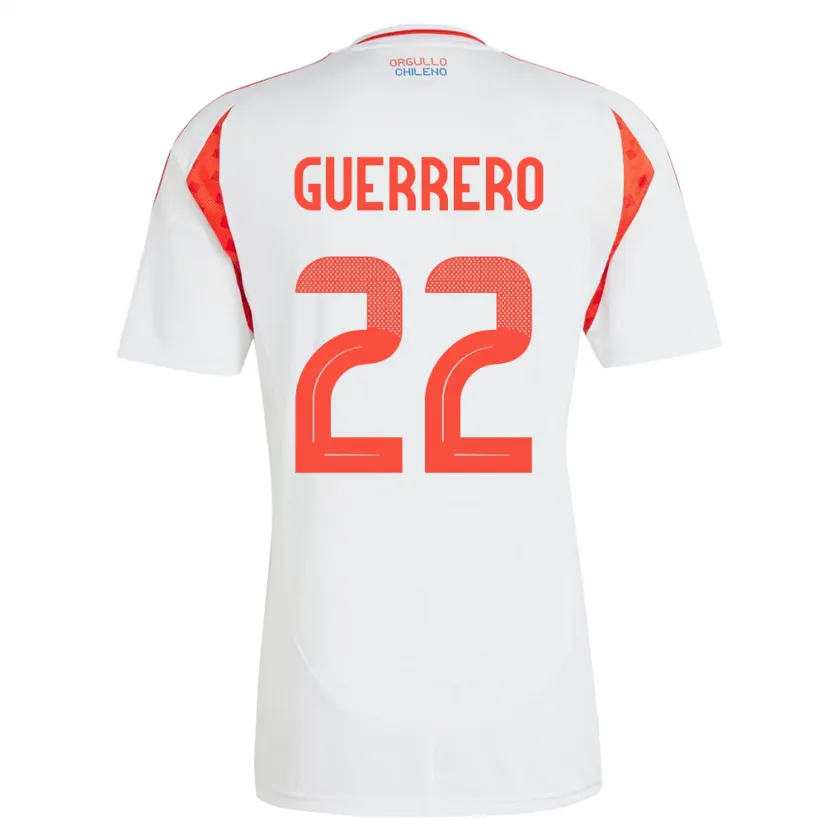 Danxen Dames Chili Kathalina Guerrero #22 Wit Uitshirt Uittenue 24-26 T-Shirt
