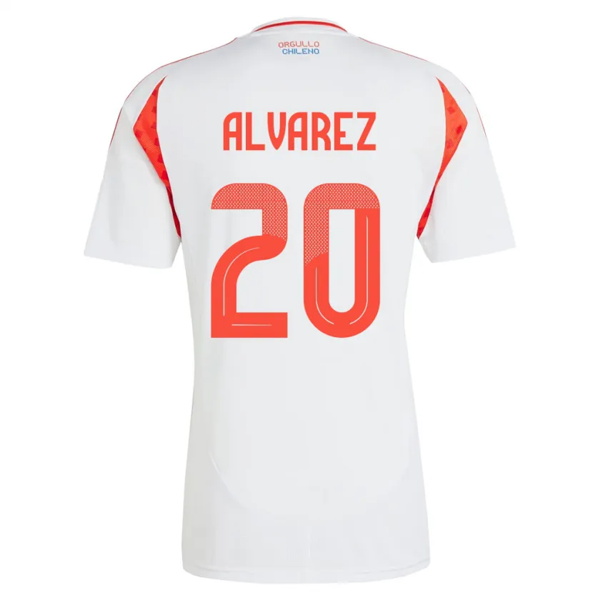 Danxen Dames Chili Anaís Álvarez #20 Wit Uitshirt Uittenue 24-26 T-Shirt