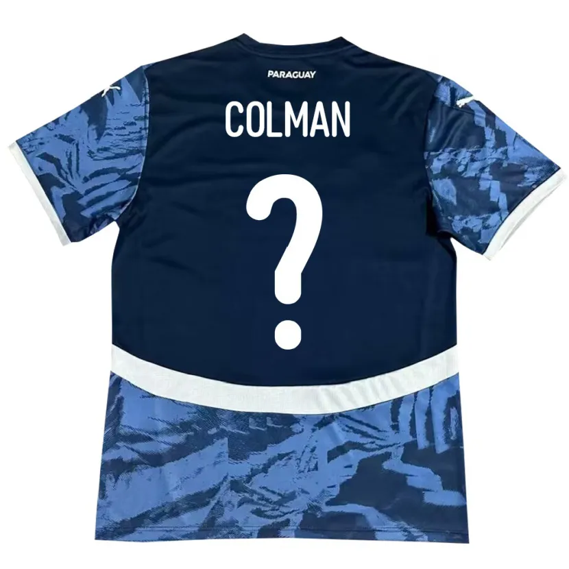 Danxen Dames Paraguay Orlando Colmán #0 Blauw Uitshirt Uittenue 24-26 T-Shirt