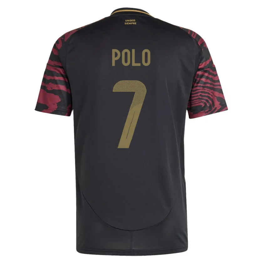 Danxen Dames Peru Andy Polo #7 Zwart Uitshirt Uittenue 24-26 T-Shirt