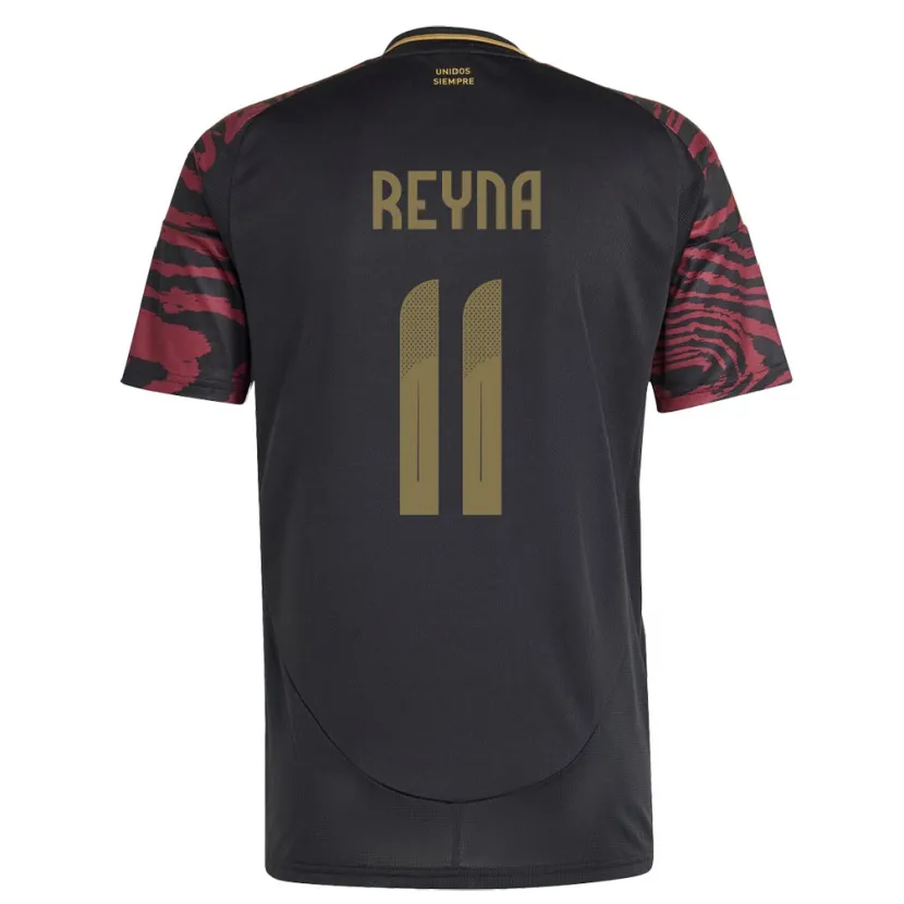 Danxen Dames Peru Bryan Reyna #11 Zwart Uitshirt Uittenue 24-26 T-Shirt