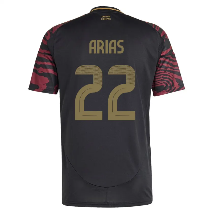 Danxen Dames Peru Brian Arias #22 Zwart Uitshirt Uittenue 24-26 T-Shirt