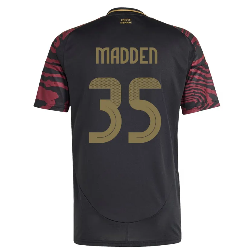 Danxen Dames Peru Savannah Madden #35 Zwart Uitshirt Uittenue 24-26 T-Shirt