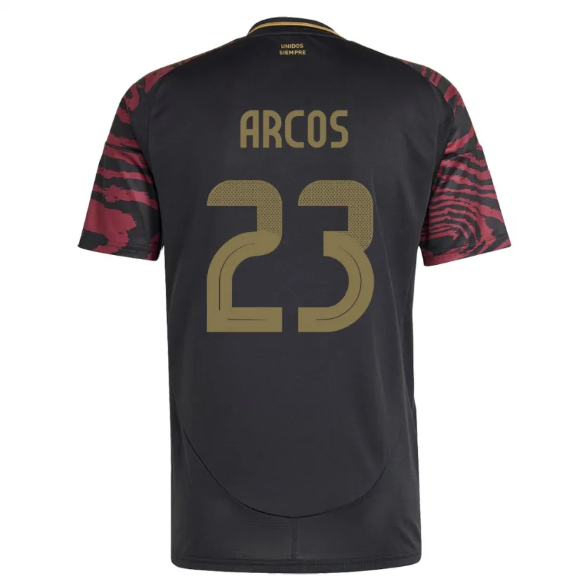 Danxen Dames Peru Lucía Arcos #23 Zwart Uitshirt Uittenue 24-26 T-Shirt