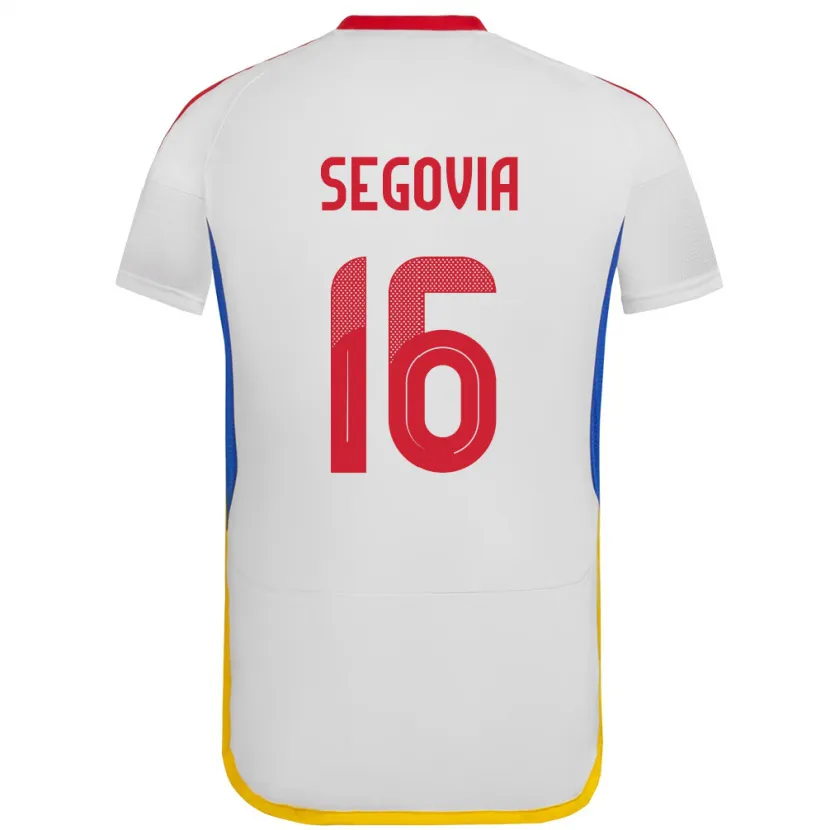 Danxen Dames Venezuela Telasco Segovia #16 Wit Uitshirt Uittenue 24-26 T-Shirt