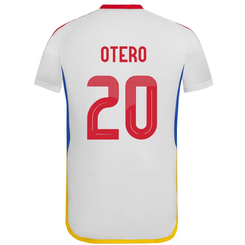 Danxen Dames Venezuela Rómulo Otero #20 Wit Uitshirt Uittenue 24-26 T-Shirt