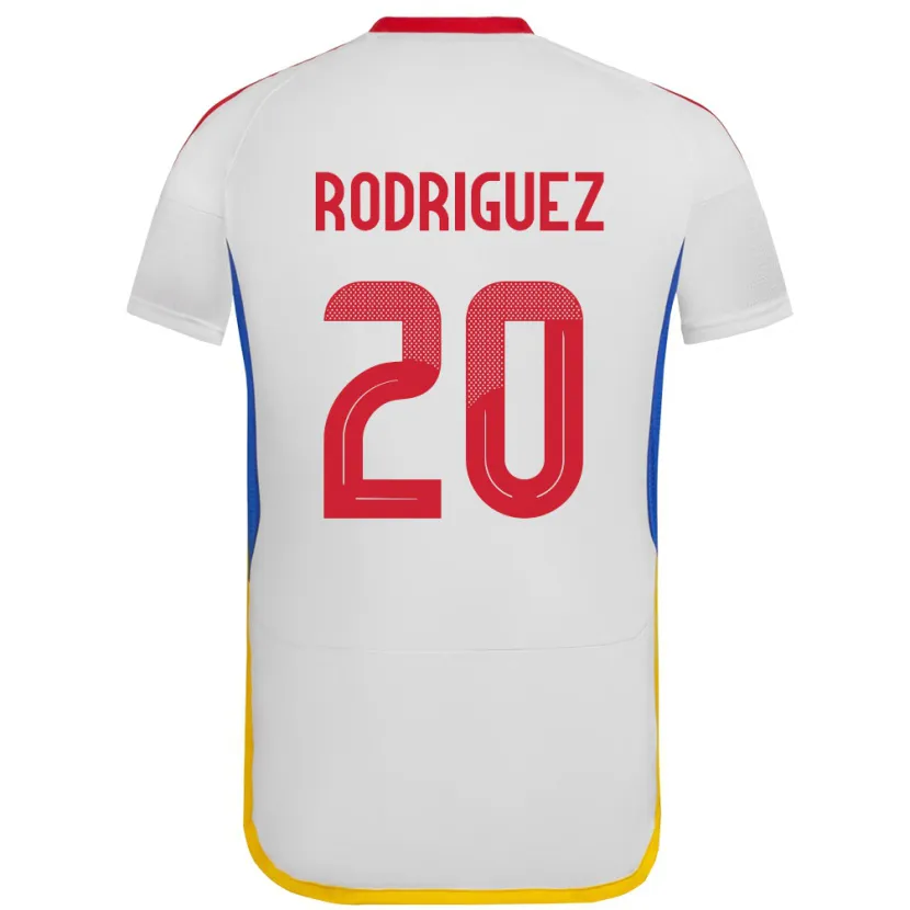 Danxen Dames Venezuela Dayana Rodríguez #20 Wit Uitshirt Uittenue 24-26 T-Shirt