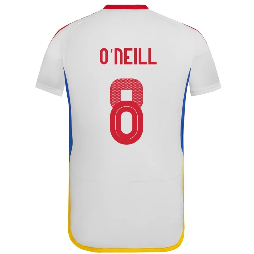 Danxen Dames Venezuela Sonia O'neill #8 Wit Uitshirt Uittenue 24-26 T-Shirt