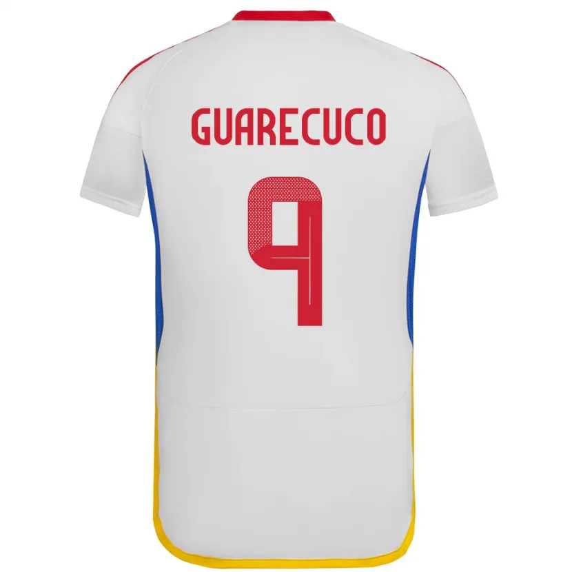 Danxen Dames Venezuela Joemar Guarecuco #9 Wit Uitshirt Uittenue 24-26 T-Shirt