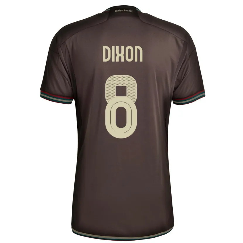 Danxen Dames Jamaica Kaheim Dixon #8 Nachtbruin Uitshirt Uittenue 24-26 T-Shirt