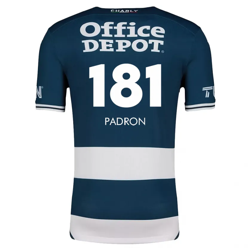 Danxen Kinderen Romeo Padrón #181 Blauw Wit Thuisshirt Thuistenue 2024/25 T-Shirt