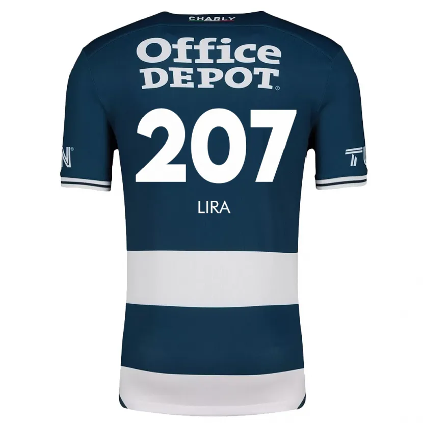 Danxen Kinderen Almir Lira #207 Blauw Wit Thuisshirt Thuistenue 2024/25 T-Shirt