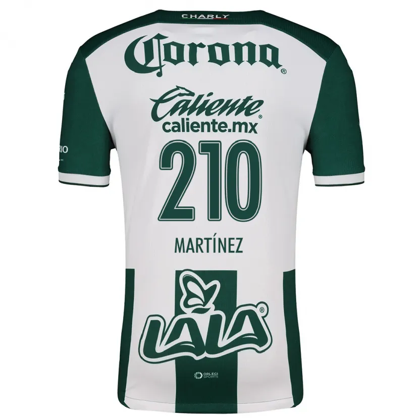 Danxen Kinderen André Martínez #210 Groen Wit Thuisshirt Thuistenue 2024/25 T-Shirt