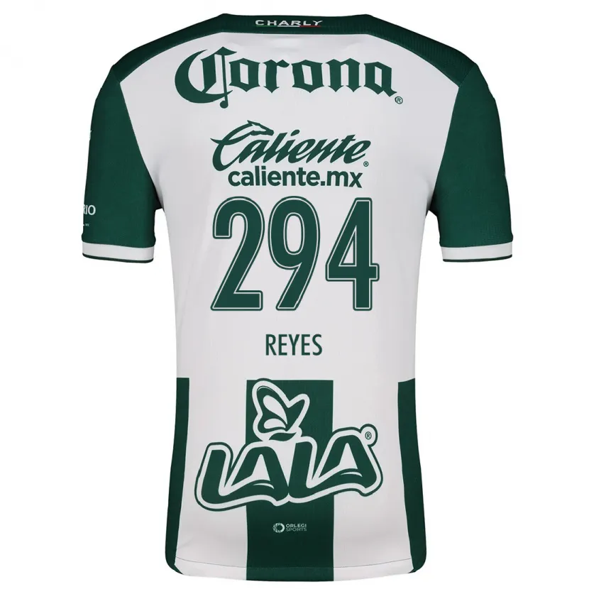 Danxen Kinderen Máximo Reyes #294 Groen Wit Thuisshirt Thuistenue 2024/25 T-Shirt